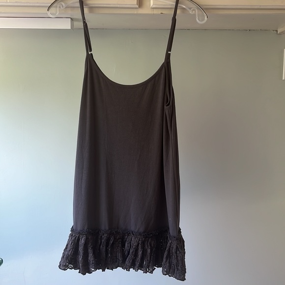 ANIMALE Spaghetti Strap BeautifulLace Trimmed Tunic - Picture 2 of 7